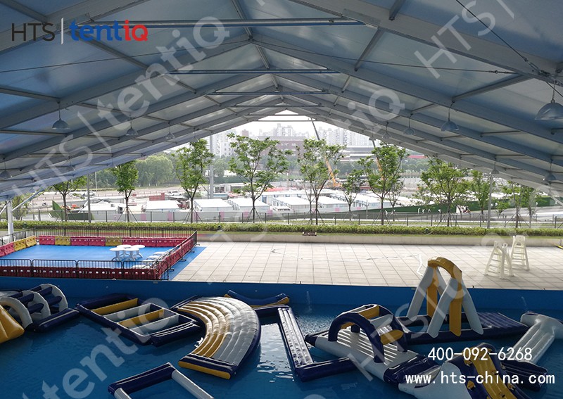 已有露天游泳池想改造成室內游泳館，可直接選擇鋁合金篷房加蓋