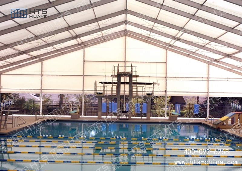 室外游泳池篷房火爆訂購中，3000平方交付期為3周時(shí)間