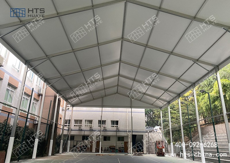 學(xué)校流行的籃球場(chǎng)雨棚，3000平方交付期為3周時(shí)間