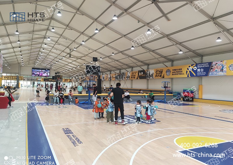 裝配式篷房籃球館完全契合體育場館建設行業新政策要求 裝配式篷房籃球館完全契合體育場館建設行業新政策要求