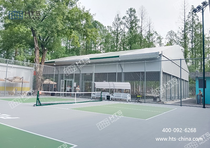 匹克球館篷房徹底打破傳統(tǒng)建筑 “一次性使用” 的局限