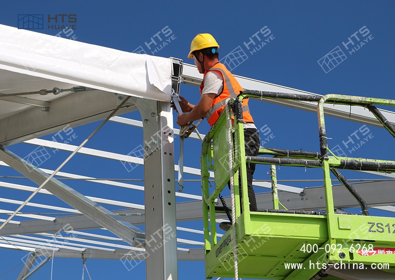 江蘇昆山鋁合金大跨度篷房匠心設計，鑄就長效耐用空間解決方案